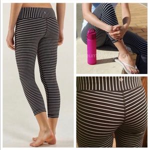 Lululemon | Wunder Under Crop - Parallel Stripe